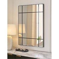 Very Home Edge Windowpane Mirror