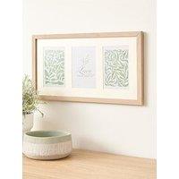 Very Home 3-Photo Natural Gallery Frame