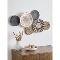 Very Home Woven Circle Wall Art 80X45Cm