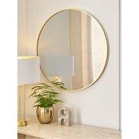 Very Home Round Gold Mirror 71Cm