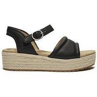 Timberland Santorini Sun Backstrap Sandal - Black Full Grain