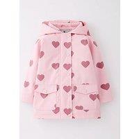 Mini V By Very Girls Fleece Lined Shower Resistant Raincoat
