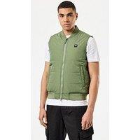 Weekend Offender Saharun Lightweight Padded Gilet - Green