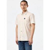 Weekend Offender Borak Classic Short Sleeve Shirt - Cream