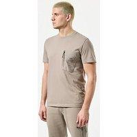 Weekend Offender Juarez Technical Overlay T-Shirt - Brown