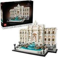 Lego Architecture Trevi Fountain Model, Italian Landmark Rome Memorabilia 21062