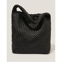Monsoon Pree Plaited Hobo - Black