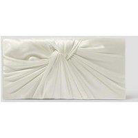 Monsoon Talia Twist Knot Clutch - Ivory