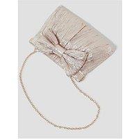 Monsoon Mila Flat Bow Bag - Pink