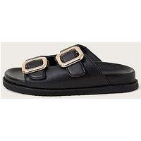Monsoon Wendy Footbed Sandal - Black