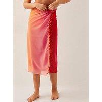 Monsoon Miley Ombre Sarong - Orange