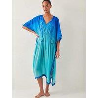 Monsoon Miley Ombre Kaftan - Blue