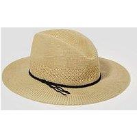 Monsoon Nene Fedora Hat - Natural