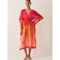 Monsoon Miley Ombre Kaftan - Orange