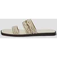Monsoon Macy Diamante Slider - Cream