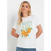 Pixiegirl Fruity Oranges T-Shirt - White