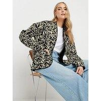 Long Tall Sally Quilted Jacket - Brown