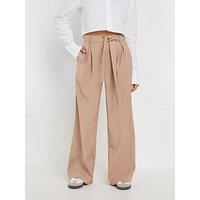 Pixiegirl Side Wrap Wide Leg Trousers - Pink