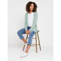 M&Co Longline Cardigan - Green