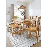Very Home Scottsdale Dining Table & 4 Chairs & 1 Bench