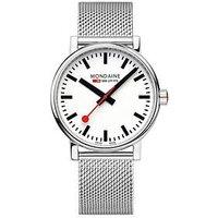 Mondaine Mens 40Mm Evo2 Stainless Mesh Strap Watch