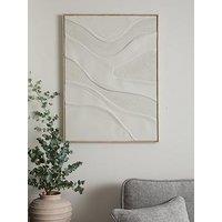 The Very Collection White Sand Hand Paint Capped Canvas 60X80Cm - Fsc Certified