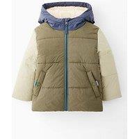 Mini V By Very Boys Colour Block Coat - Multi