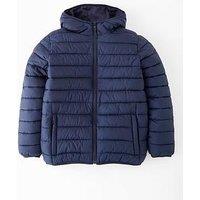 V By Very Boys Lightweight Padded Jacket - Navy