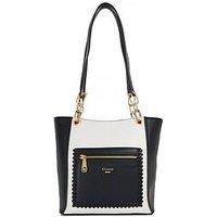 Dune London Duckie Long Handle Logo Tote - Black