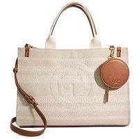 Dune London Deltra Large Tote Bag - Natural