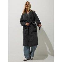 Yours Curve Longline Denim Trench Coat