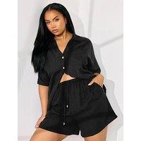 Yours Curve Linen Short