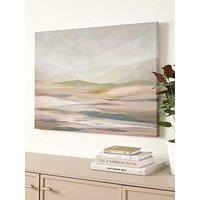 Very Home Foggy Landscape Printed Canvas With Hand Paint 60X80Cm - Fsc Certified