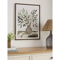 Very Home Framed Olive Vase Printed Canvas 50X70Cm - Fsc Certified