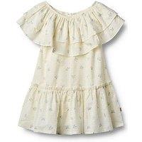 Wheat Girls Sibling Floral Dress - Cream