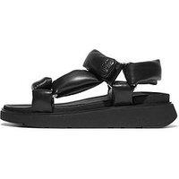 Fitflop Gen-Ff Leather Fisherman Sandals - All Black