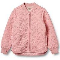 Wheat Girls Quilted Jacket - Pink