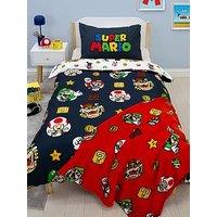 Nintendo Super Mario Blackened Rotary Duvet Cover Set