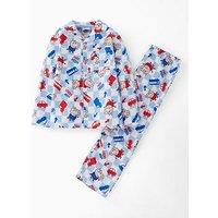 George Pig Brushed Cotton Pyjamas - Blue