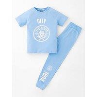 Manchester City Fc Football Short Sleeve Pyjamas - Multi