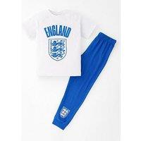 England Football Short Sleeve Pyjamas - White/Blue