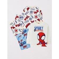 Spiderman 2 Pack Spidey And Friends Pyjamas - Grey