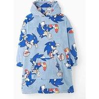 Sonic The Hedgehog Hooded Fleece Blanket - Blue