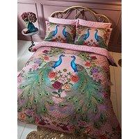 Matthew Williamson Xanadu 100% Cotton Sateen Duvet Cover Set - Pink