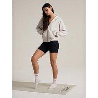 Chelsea Peers Luxecomfort Scuba Zip Hoodie - Beige Marl