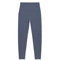 Chelsea Peers Ribbed Leggings - Plain Grey