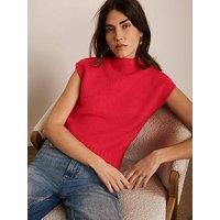 Mint Velvet High Neck Tabard - Red