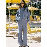 Chelsea Peers Chelsea Peers Cotton Joggers - Petrol Blue