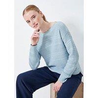Crew Clothing Stitch Detail Jumper - Blue