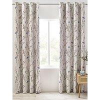 Catherine Lansfield Grasmere Floral Eyelet Curtains